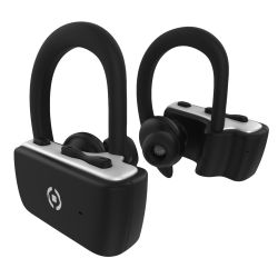 CELLY True Wireless SPORTSKE slušalice u CRNOJ boji