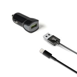 CELLY TURBO auto punjač sa LIGHTNING kablom