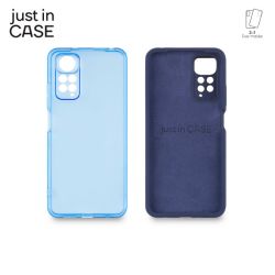 2u1 Extra case MIX paket PLAVI za Redmi Note 11