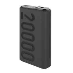 CELLY Power Bank od 20000mAh PD18W u CRNOJ boji