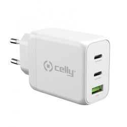CELLY Kućni punjač sa 3 ulaza GaN 65W