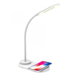 CELLY lampa sa wireless punjačem u BELOJ boji